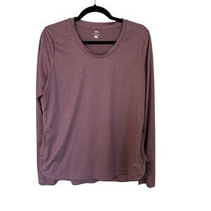 Legend Women’s Long Sleeve Purple/Maroon Athletic Casual Top Size L GUC